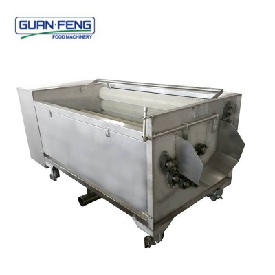 Automatic Industrial Potato Peeling Machine Vegetables Fruits Apple Cassava Brush Peeling And Washing Machine